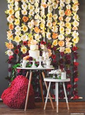 Lia Griffith Crepe Flower Wall Decoration